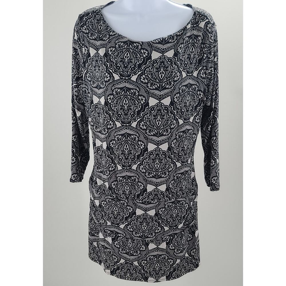 Worthington women's dress black white Size XL Office work wear Whimsigoth